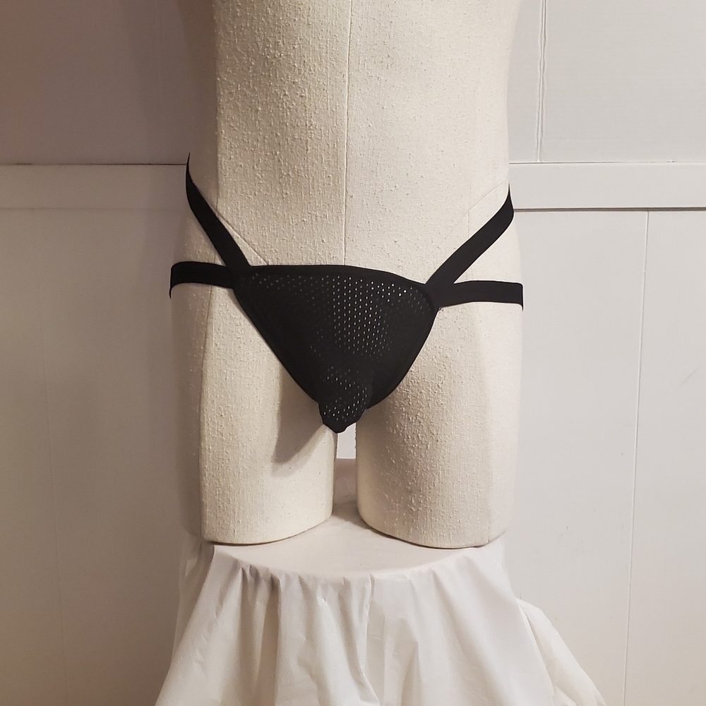 🦩Lucky Jockey Strap Black XL